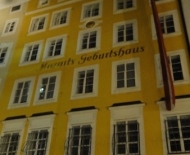 Casa onde nasceu Mozart - Rua Getreidegasse, 9.