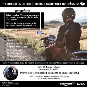 1a Feira do Livro sobre Motos do RS